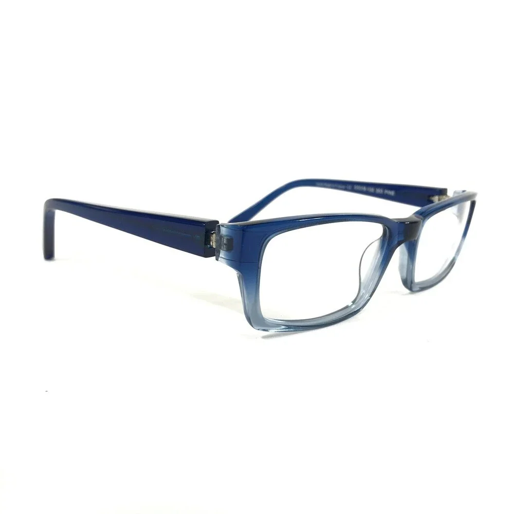 Morgenthal Frederics Eyeglasses Frames 353 PINE Clear Blue Fade 51-18-135